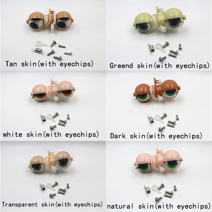 Глаза куклы Blyth белые зеленые нормальные темно прозрачные коричневые 6 кукольных