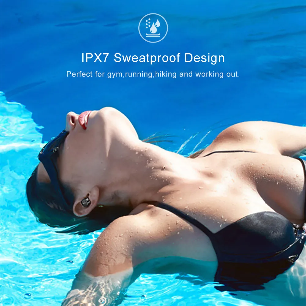 Наушники вкладыши TWS с S5 Беспроводной Bluetooth 5 0 наушники IPX7 Водонепроницаемый
