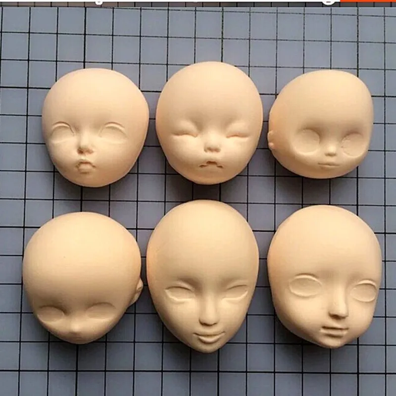 2016 Горячая Распродажа силиконовая форма для лица формы выпечки помадки