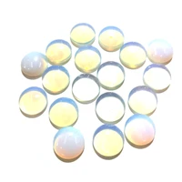20 pcs opal natural stones cabochon 6mm 8mm 10mm round no hole for making jewelry diy