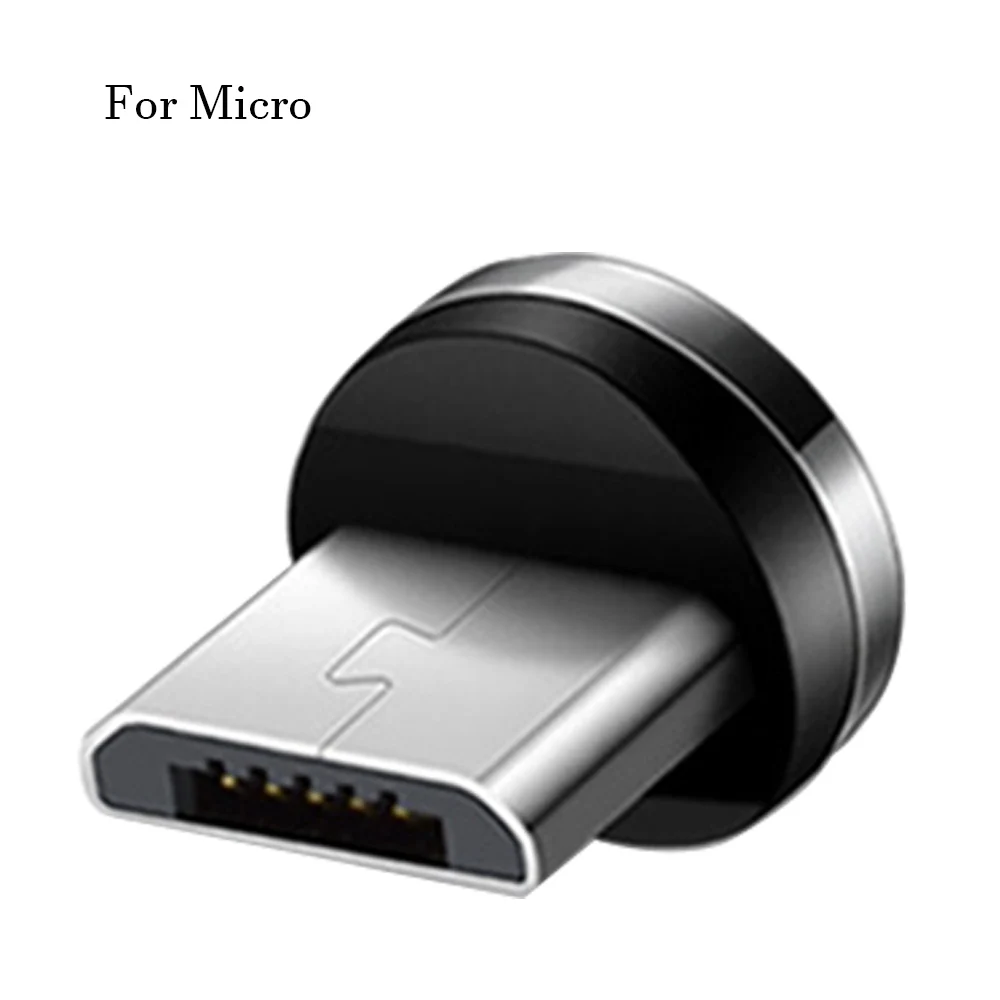 For Micro Магнитный кабель для iPhone Micro usb type C, зарядный кабель для мобильного телефона type-c, Магнитный зарядный usb-кабель для samsung Galaxy S9 LG - Тип штекера: For Micro
