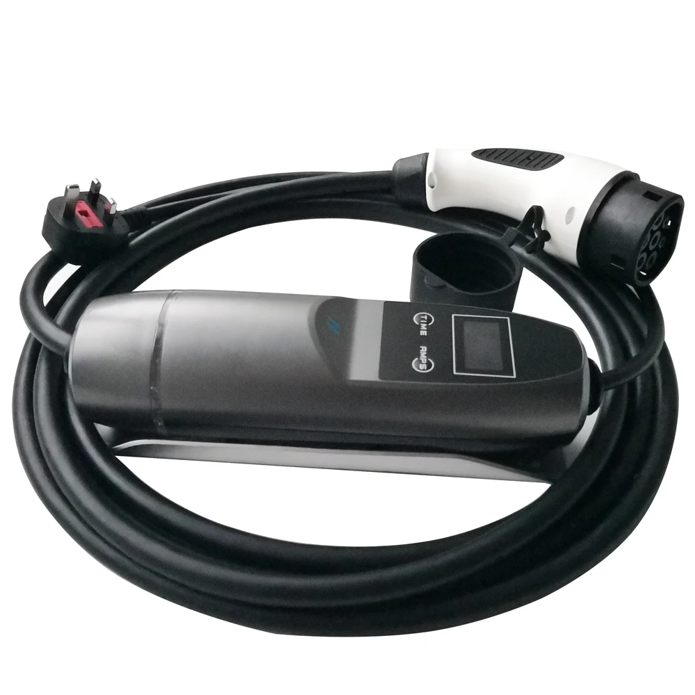 Khons EVSE IEC 62196 портативное зарядное устройство для электромобиля с английской