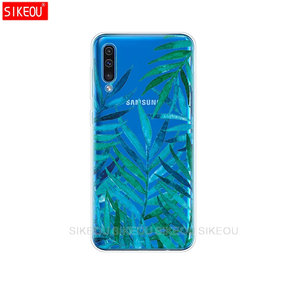 Для samsung Galaxy A50 силиконовый прозрачный Футляр задняя крышка чехол для телефона для samsung A50 A505 A505F SM-A505F мягкий чехол 6,4" - Цвет: 33818