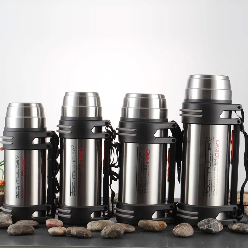 

Thermos Bottle Vacuum Pot Stainless Steel 304 Water Bottle Water Vacuum Cup Insulated Cup Travel Mug Outdoor Bottle 1600ML