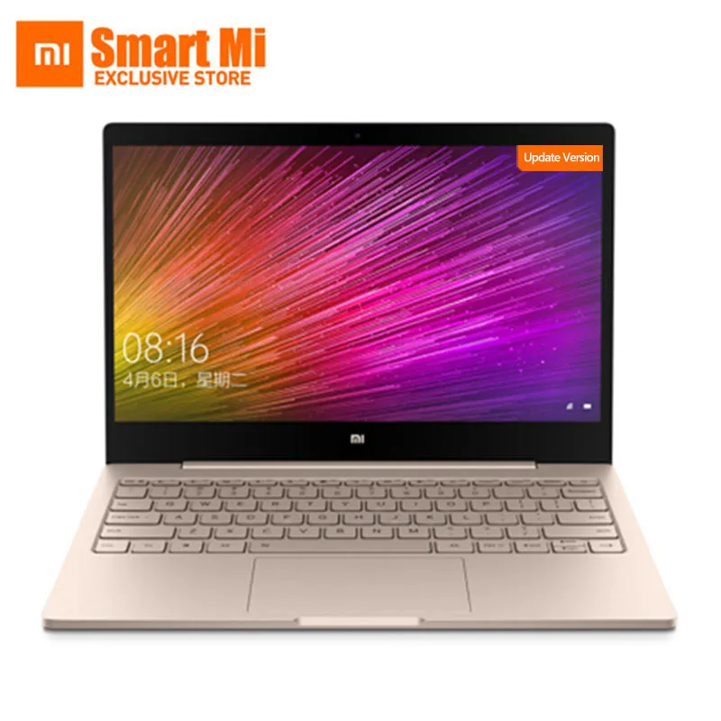 Ноутбук Xiaomi Air 12,5 дюймов экран Intel Core m3-8100Y/i5 4 Гб ОЗУ 128 Гб ПЗУ ультра тонкий полностью Meatal корпус Английский Windows 10