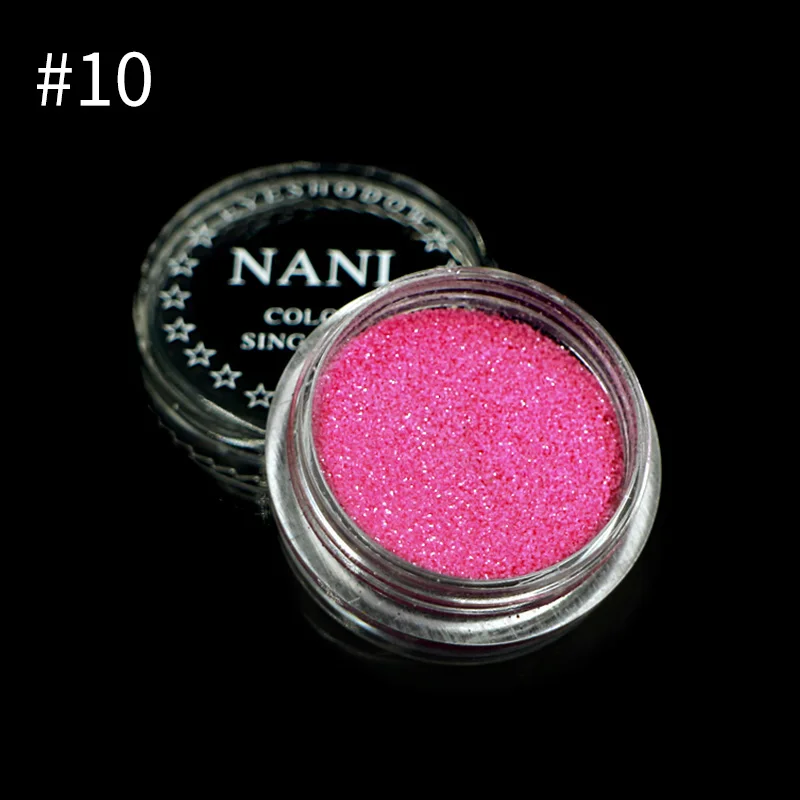 Color 10 Блестящие тени для век, 24 цвета, блестящая Палитра для глаз, Maquillaje, монохромные тени для век, блестящая пудра, блестящий инструмент для макияжа - Цвет: Color 10