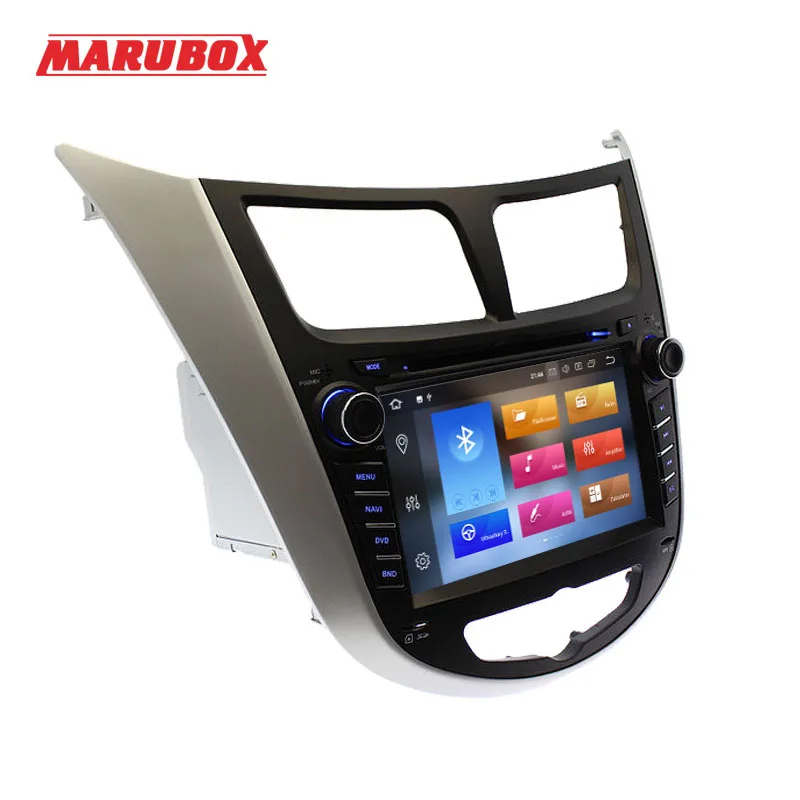 MARUBOX 7A300PX5 Штатная магнитола для HYUNDAI Solaris 2012 2016 Verna Головное устройство на Android 8.0