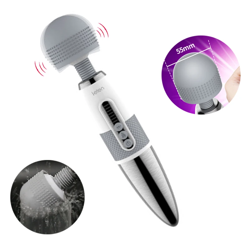 Нагрева AV палочка влагалище клитор массаж стимулирование 10 Вибрационный Режим