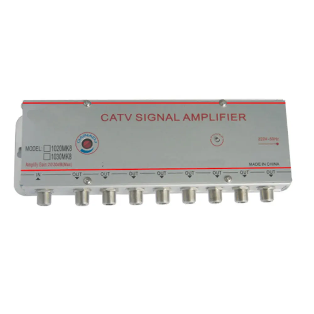8 способ 20db CATV VCR спутниковая ТВ антенна цифровой усилитель сигнала бустер