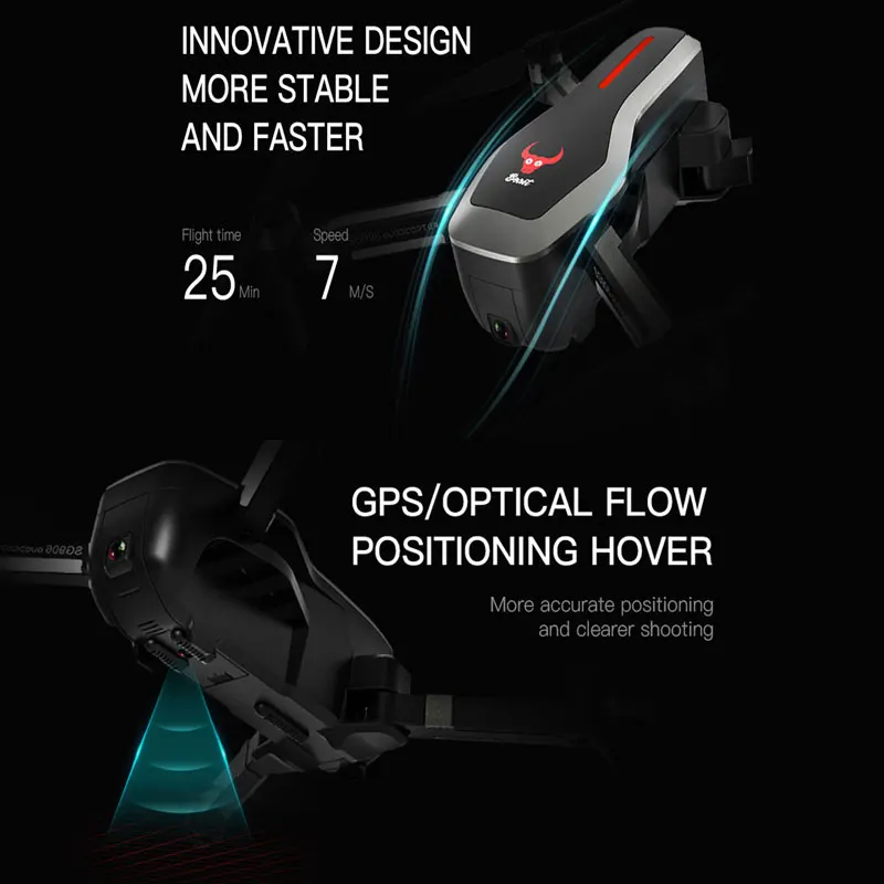 X193 бесщеточный gps Дрон 5G Wifi FPV RC вертолет с 4K HD камерой управление жестами складной