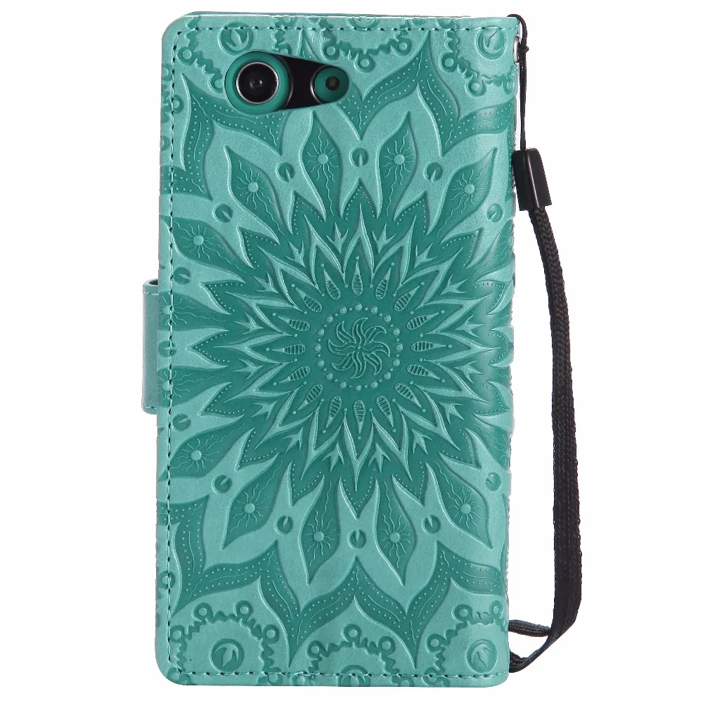 Для coque Sony Xperia Z3 Mini чехол для Fundas Compact Case D5803 M55W чехлы телефонов дерево кот флип кожа