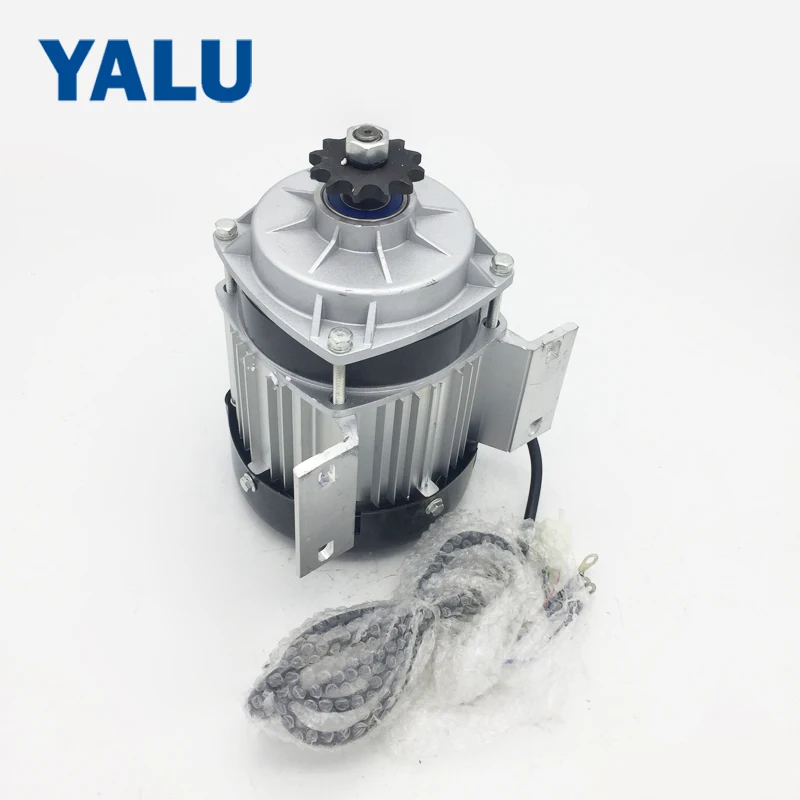 YALU BM1418ZXF 350 Вт 48 В BLDC DIY бесщеточный мотор комплект Мотор Ebike трицикл комплект двигатель электрический рикша DC мотор цепной привод