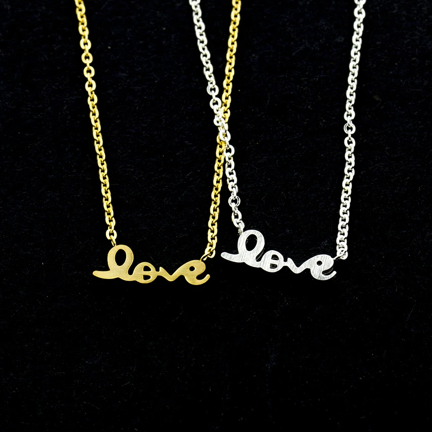 Подарочная цепочка подружки невесты из нержавеющей стали до ключиц эффектное