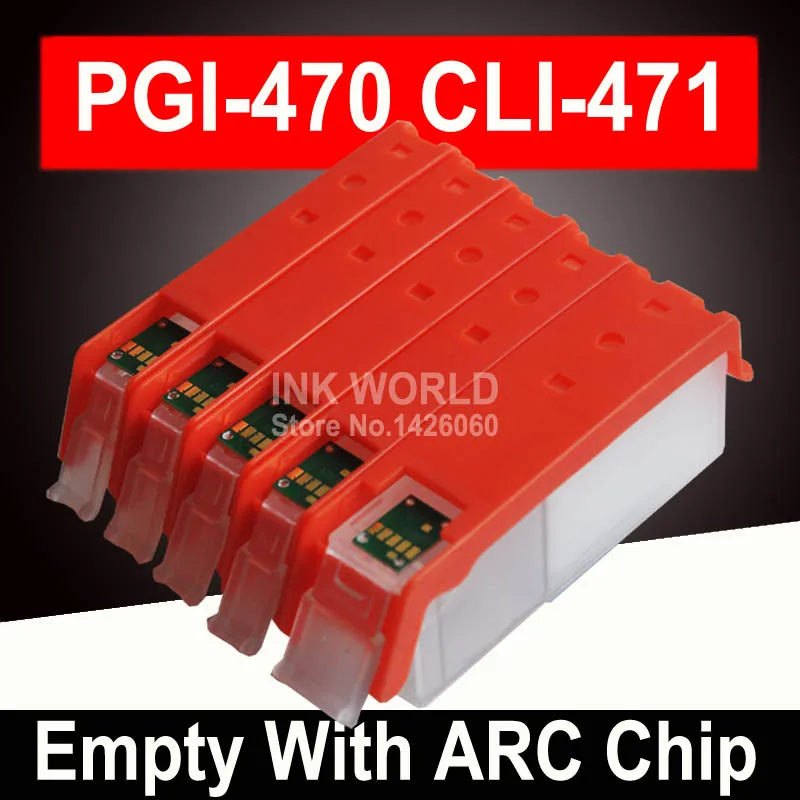 Пустой картридж для принтера Canon PIXMA TS5040 MG6840 MG5740 TS6040 PGI470 Заправляемый с постоянным