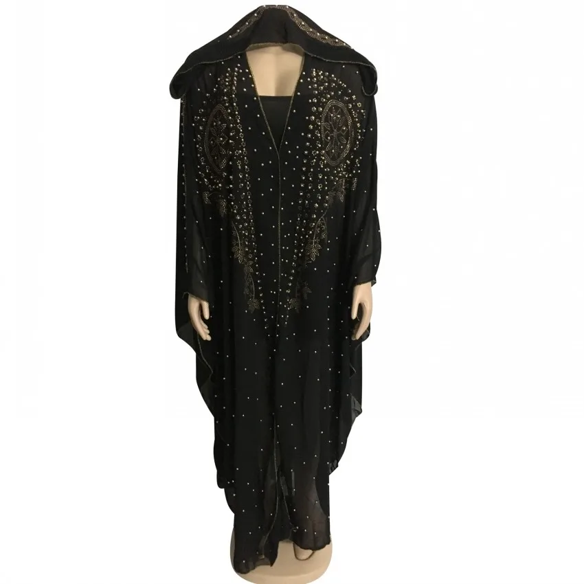 Африканские платья для женщин мусульманское длинное платье большого размера