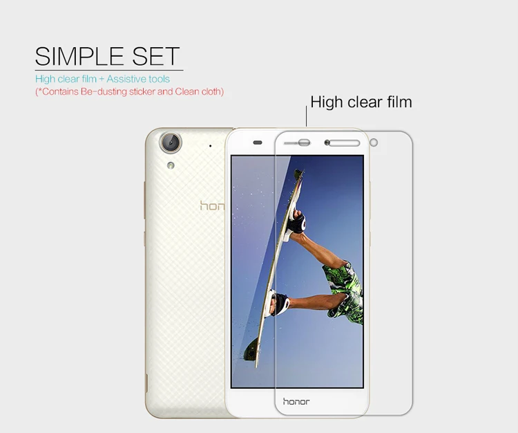 2 шт./лот Huawei Honor 5A протектор экрана NILLKIN Кристалл Super clear защитная пленка для с