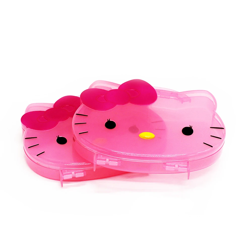 Hello Kitty1 stationery kawaii pink girl cute storage multifunction pencil box office school supplies staionery plastic case NEW |