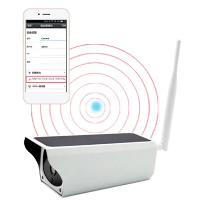 1080P Full-HD ip-камера на солнечной батарейке 2 МП беспроводная WiFi IP67 водонепроницаемая видеокамера для домашней безопасности камера видеонаблюдения