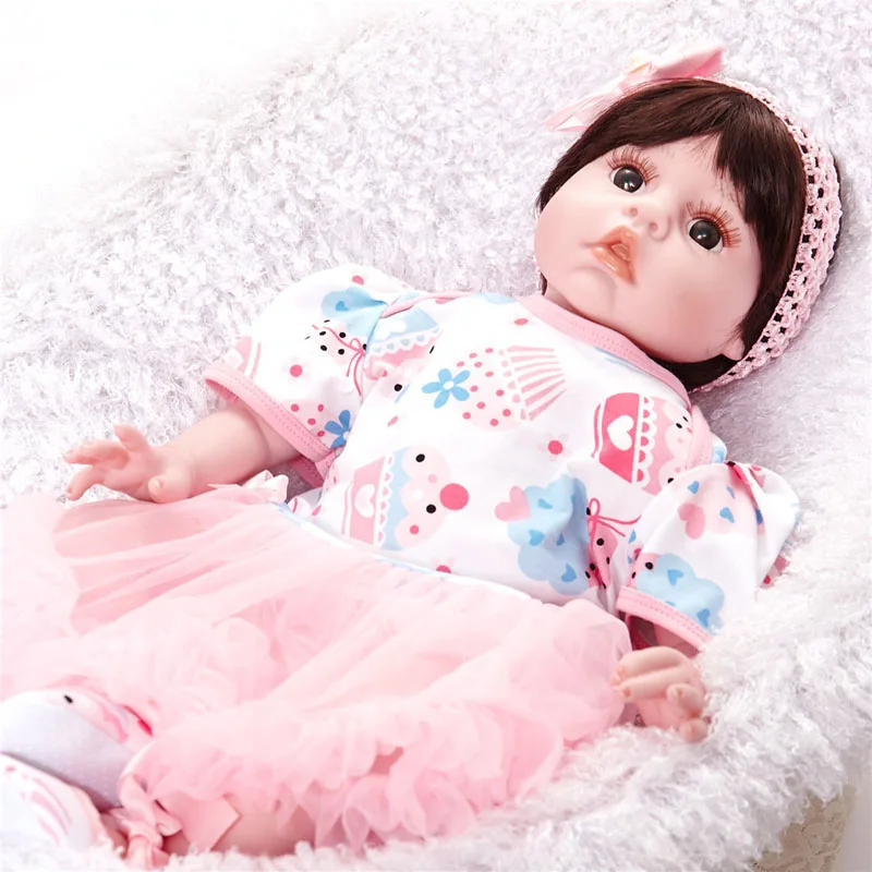 LEOOFU 50 см 20 дюймов bebe Кукла реборн Реалистичная мягкая силиконовая reborn игрушка