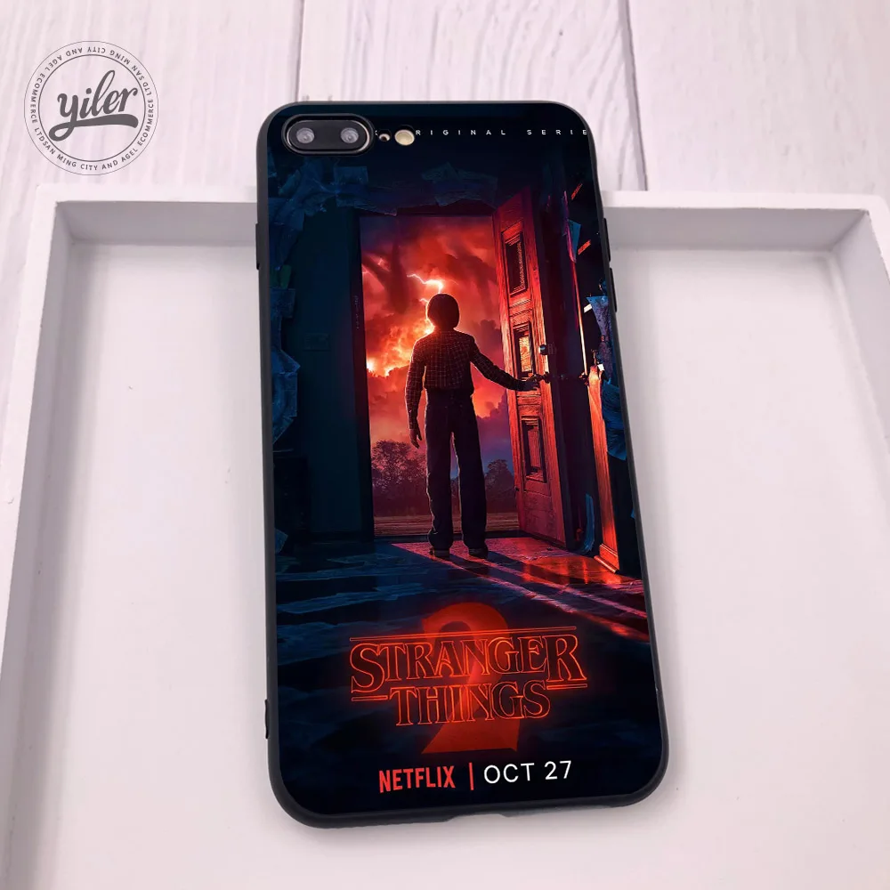 Coque чехол с принтом из сериала "очень странные дела" для iPhone 7 Plus 11 pro XS Max чехол для iPhone 5S, SE 6S 7 8 Plus чехол s для iPhone XR 6 7 8 Plus чехол