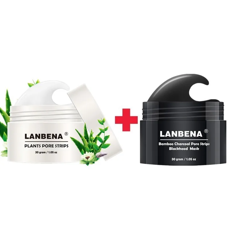 Розовый Стиль LANBENA, маска для удаления черных точек, маска для носа, полоска пор, черная маска, пилинг, лечение акне, глубокое очищение кожи, уход - Цвет: Розовый