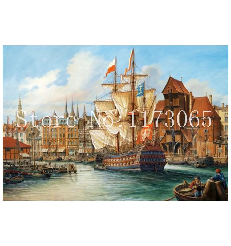 Набор для рукоделия вышивки алмазной живописи крестиком 14 карат рождественский