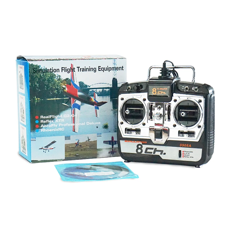 8CH RC Flight Simulator поддержка Realflight G7 Phoenix 5,0 XTR пульт дистанционного управления Вертолет с фиксированным крылом Дрон