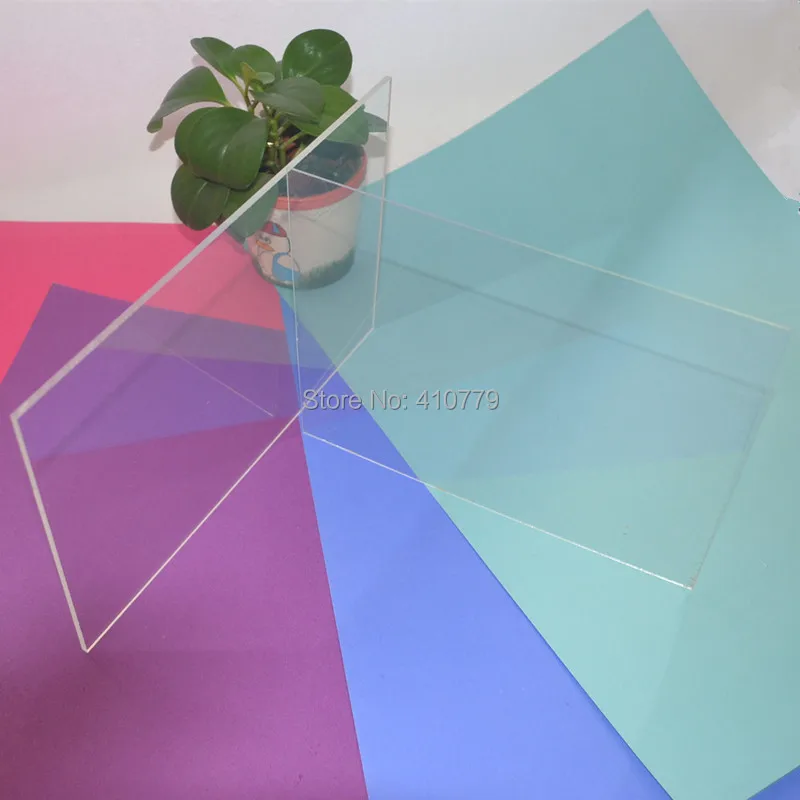 Custom Arbitrary Shape Plastic Acrylic Transparent Sheet Edge Polishing10x500x10mm Home Improvement Decor Can Cutting Any Size |