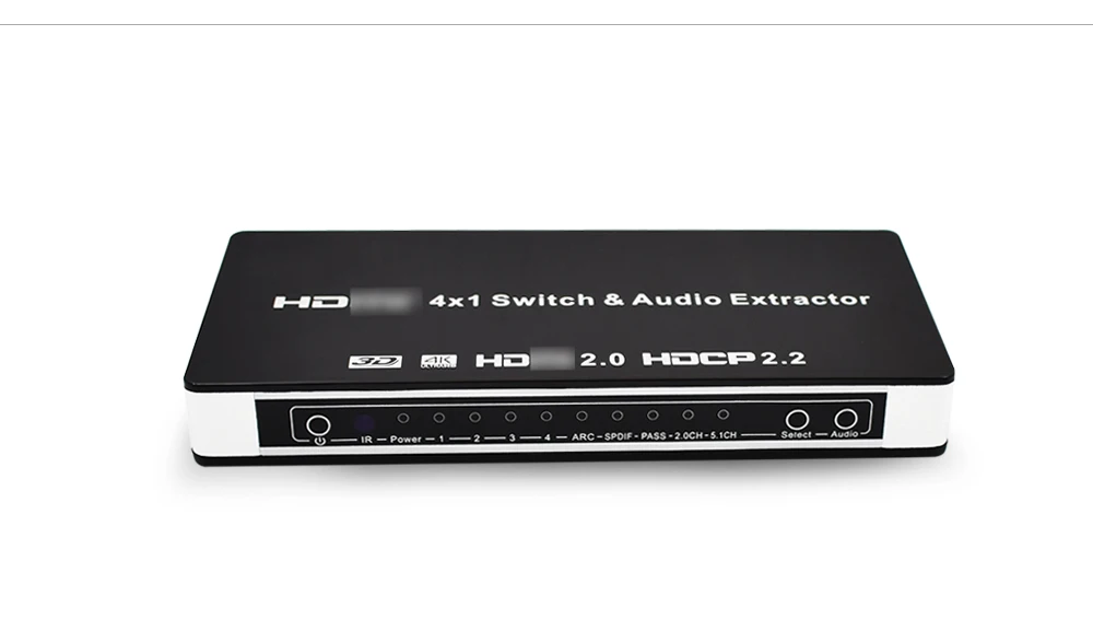 ThundeaL HDMI 2,0 4 к 1 HDMI переключатель аудио экстрактор для xbox DVD tv 4x1 2,0 HDMI коммутатор 4 к 60 Гц 3D ARC видео аудио SPDIF RCA