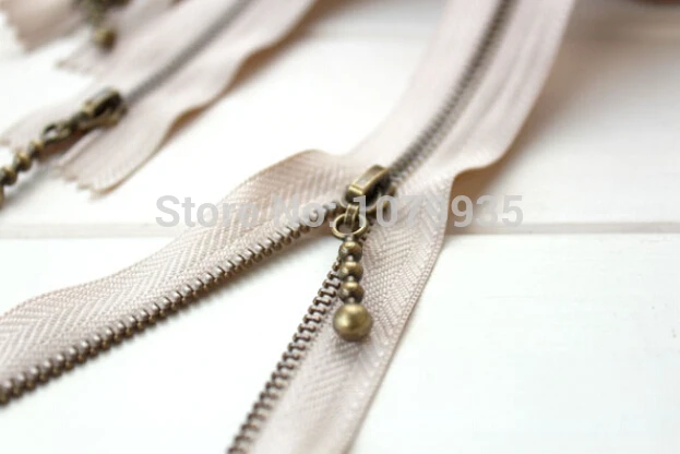 Гладкие бронзовые молнии в рулоне цвета хаки 12 шт./лот для сумки сделай сам и т. Д.