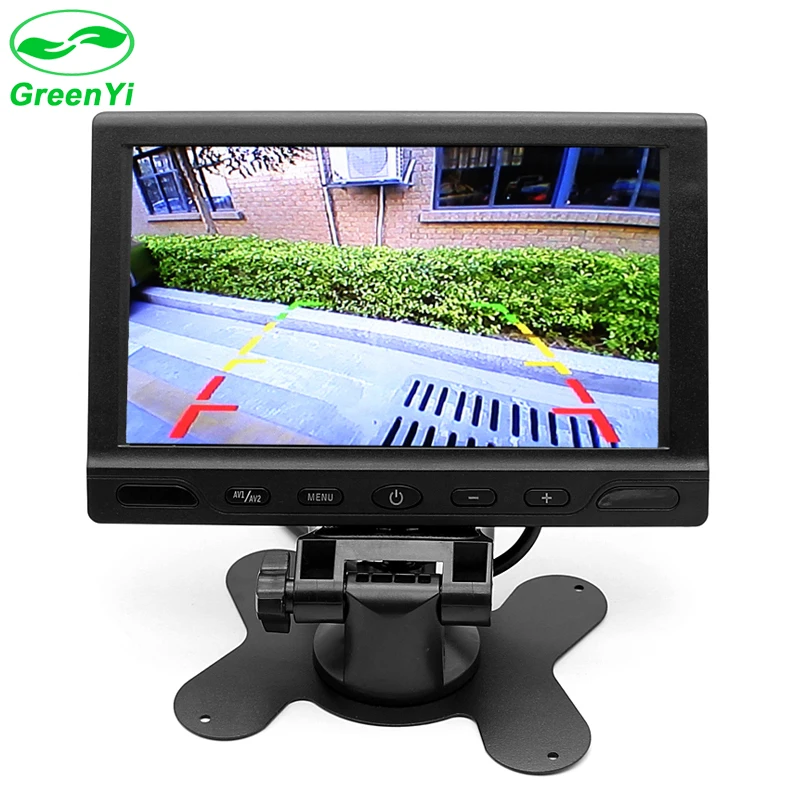 GreenYi 800x480 7 дюймов Цвет ЖК дисплей Парковочные системы автомобиля для контроля