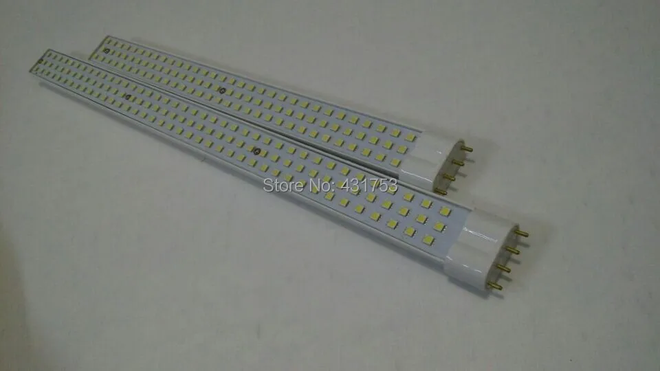 Оптовая продажа 50 шт./лот 2G11 18 Вт 25 Пробки Сид 4Pin 5050 SMD Led U Лампы Pure White AC 220 В