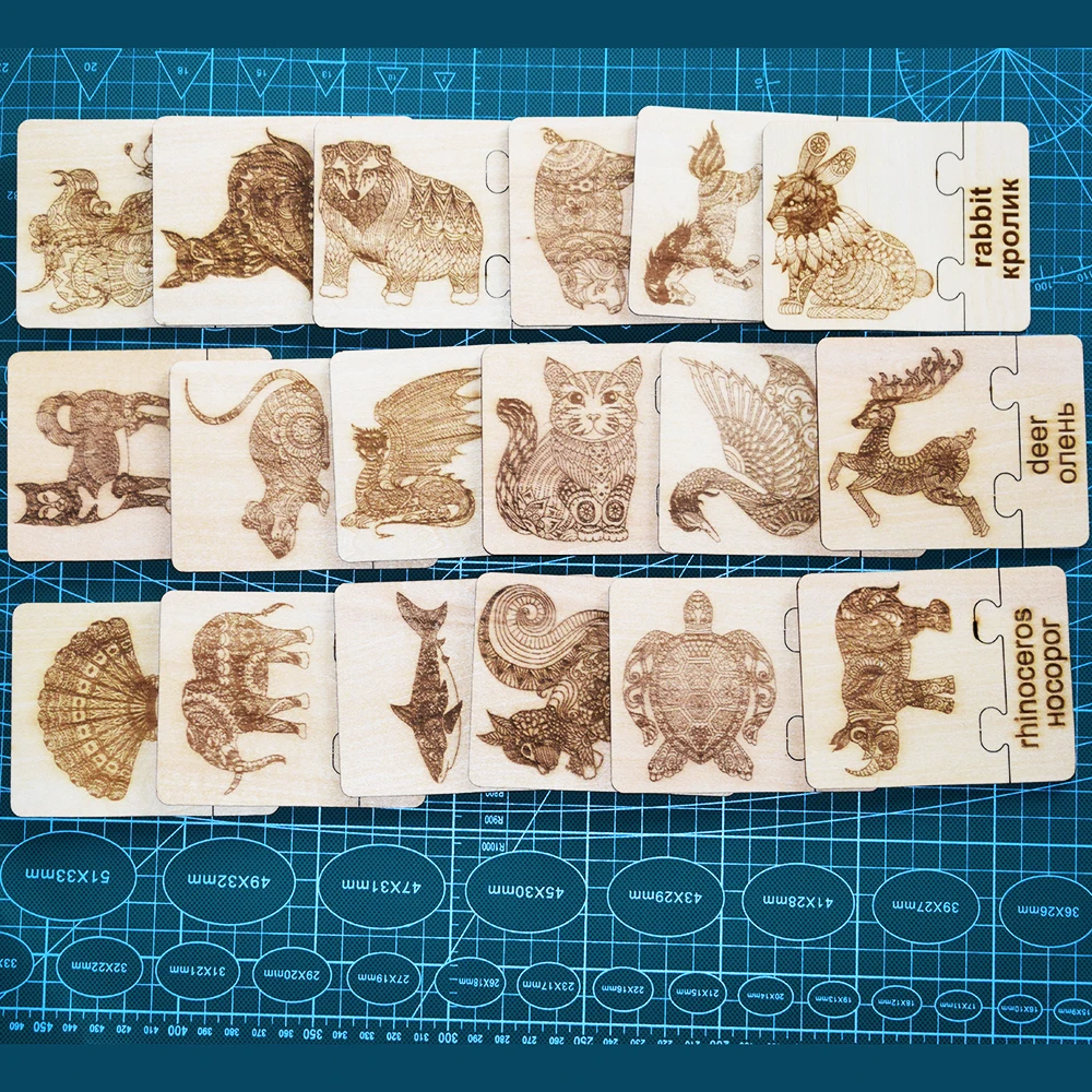 Деревянные пазлы с английским и русским алфавитом строительные развивающие