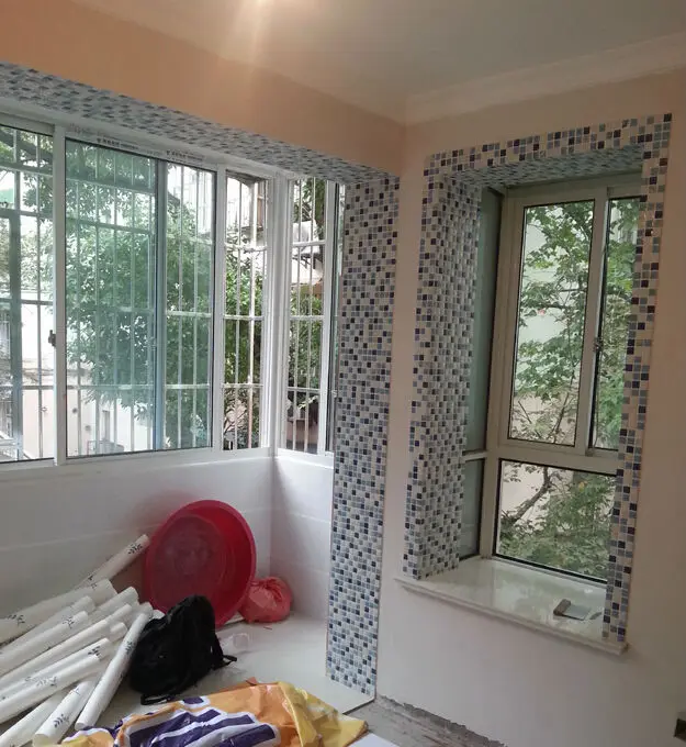 Темно синие небо белые фарфоровые Керамика мозаичная плитка для кухня щитка