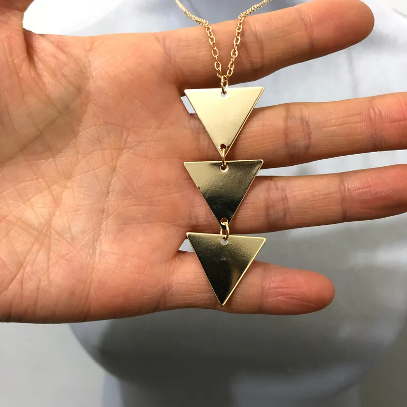 SHUANGR Simple Pendant Necklace Long Gold Chain Choker Charm for Women Bijoux Collier Femme Jewelry | Украшения и аксессуары