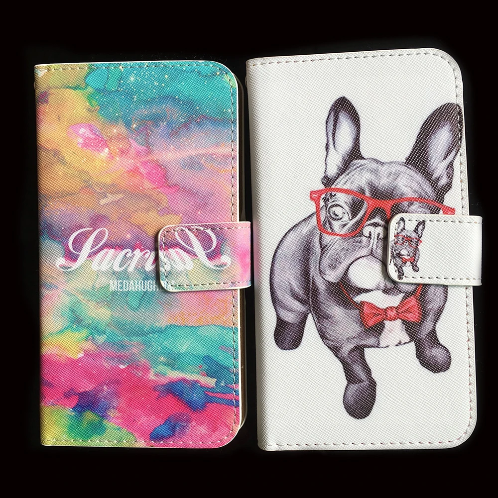 Модный роскошный защитный чехол-книжка для Prestigio Wize P3 кожаный чехол телефона