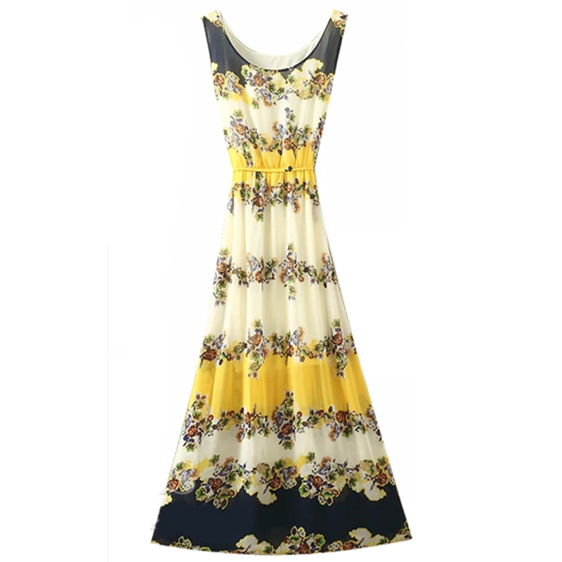 Новинка 2017 летнее женское платье винтажное с цветочным принтом в стиле бохо без