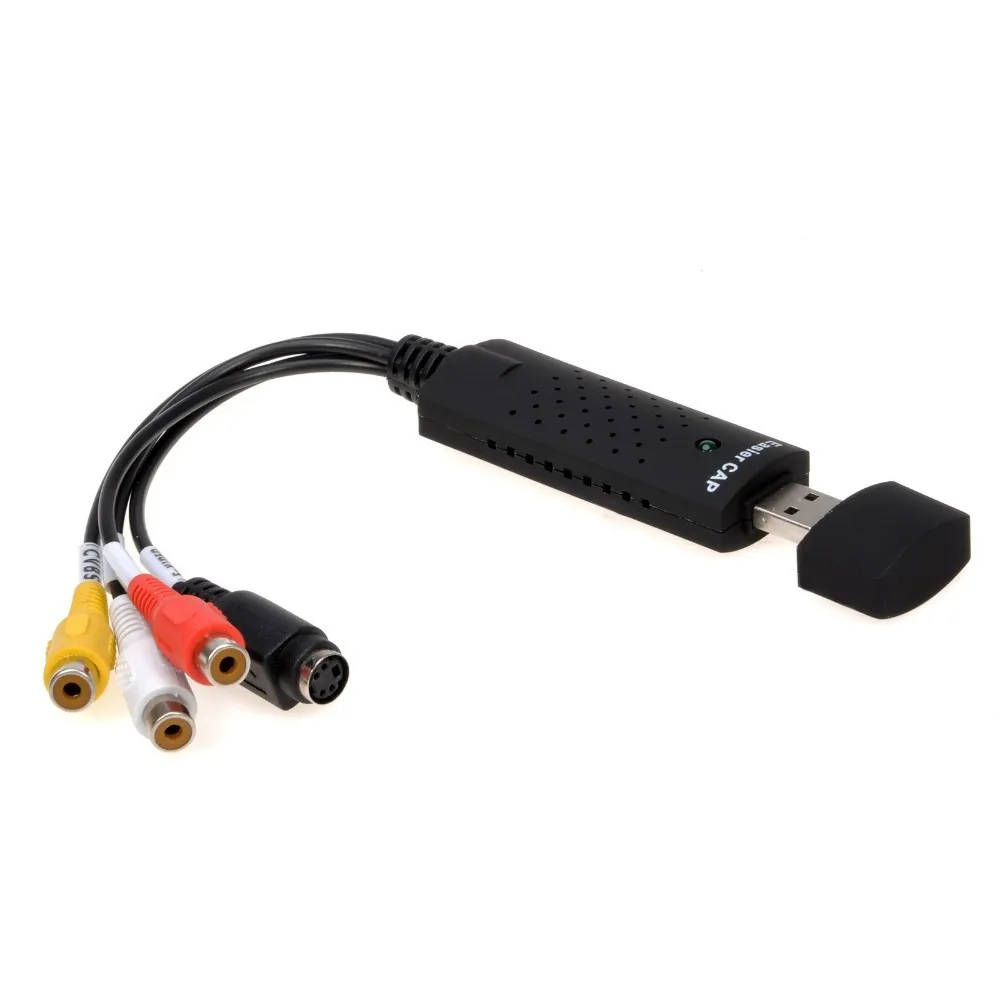 Портативный USB Карты Видеозахвата для Оцифровки Capturadora Плата Видеоввода ТВ Тюнер