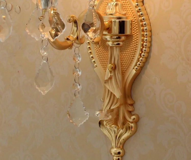Настенный хрустальный светильник для ванной комнаты современный настенный