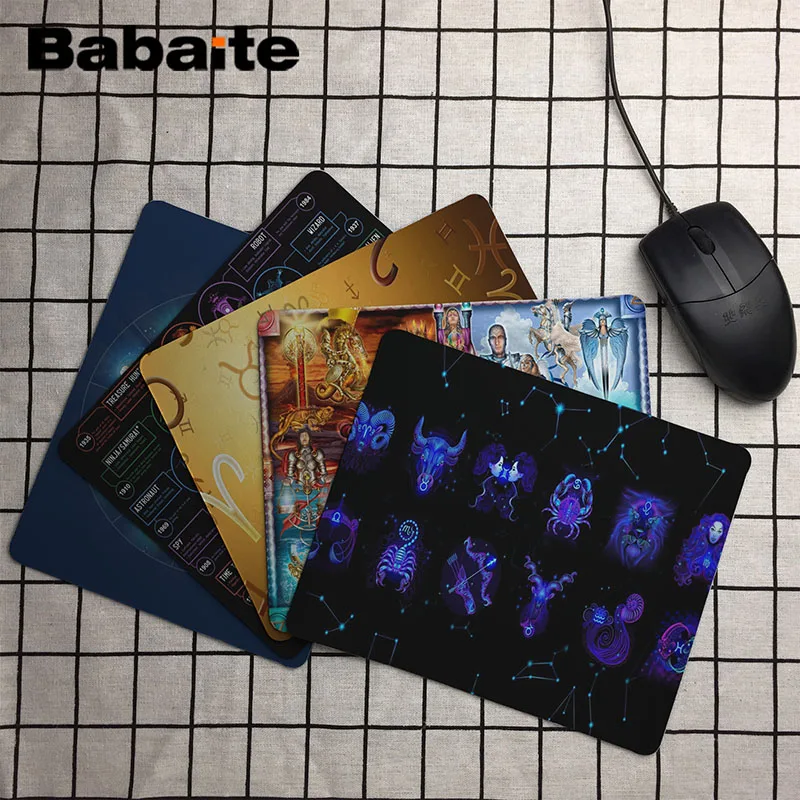 Большой коврик для мыши Babaite Zodiac компьютерный ПК размер 18x22 см скоростная версия