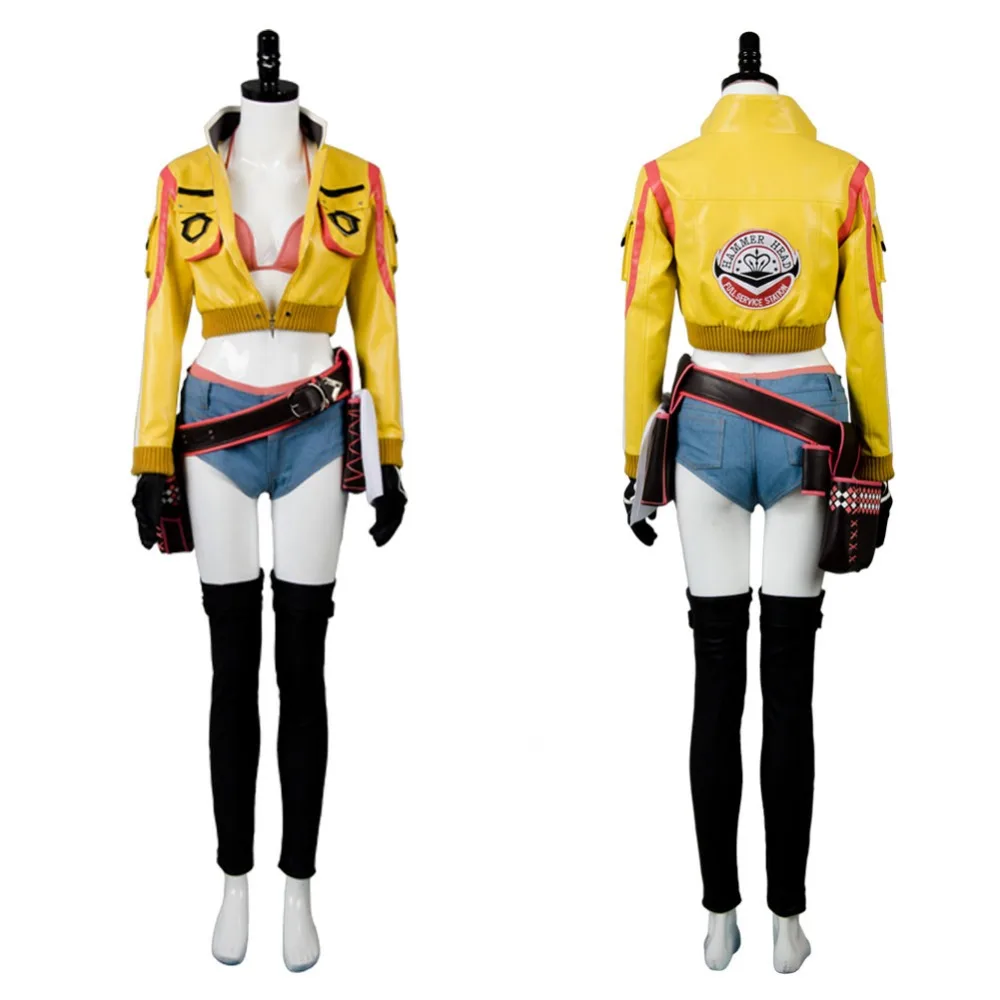 Final Fantasy FF15 Синди Аурум газовая куртка Косплей станция полный сервис униформа