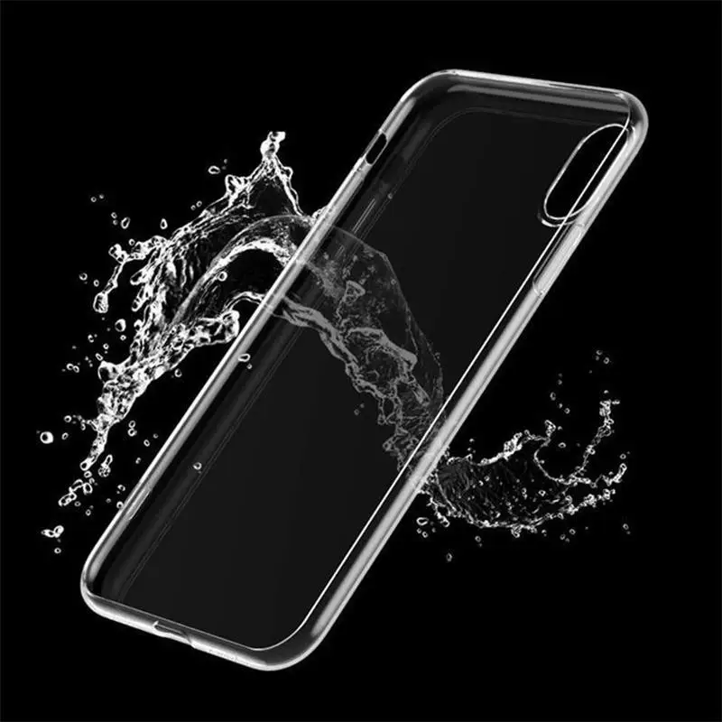50 шт. Прозрачный чехол для iPhone 5 6s 7 8 Plus защитный X XS MAX XR 5s 6 TPU Мягкий силиконовый SE