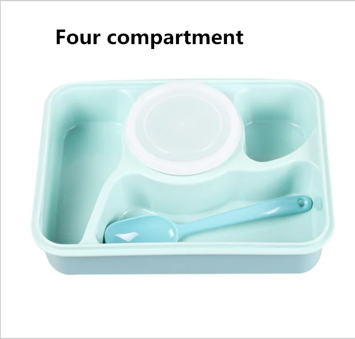 Японские милые Мультяшные детские пластиковые столовые сервизы для начальной