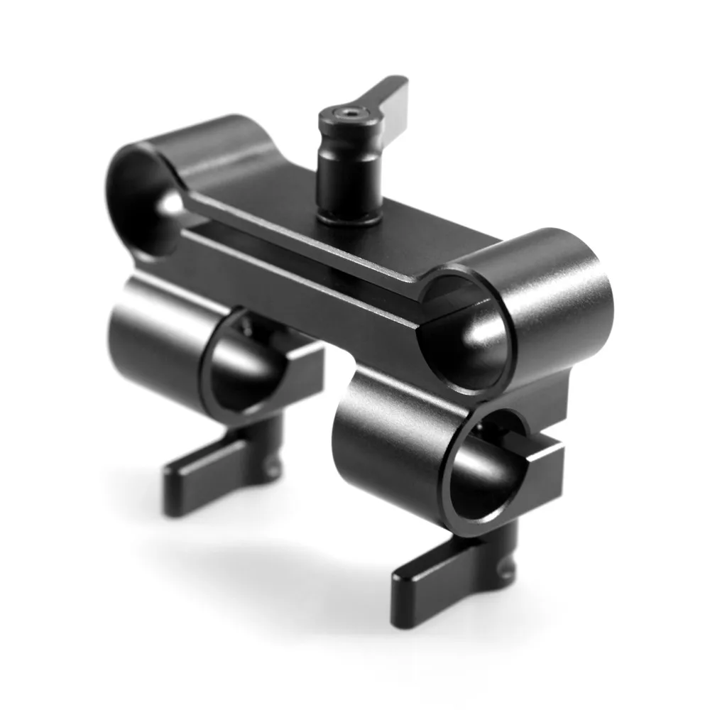 SmallRig двойной к одиночному 15 мм стержню зажим для 15 мм стержня плечо поддержка рельсовый Риг-922