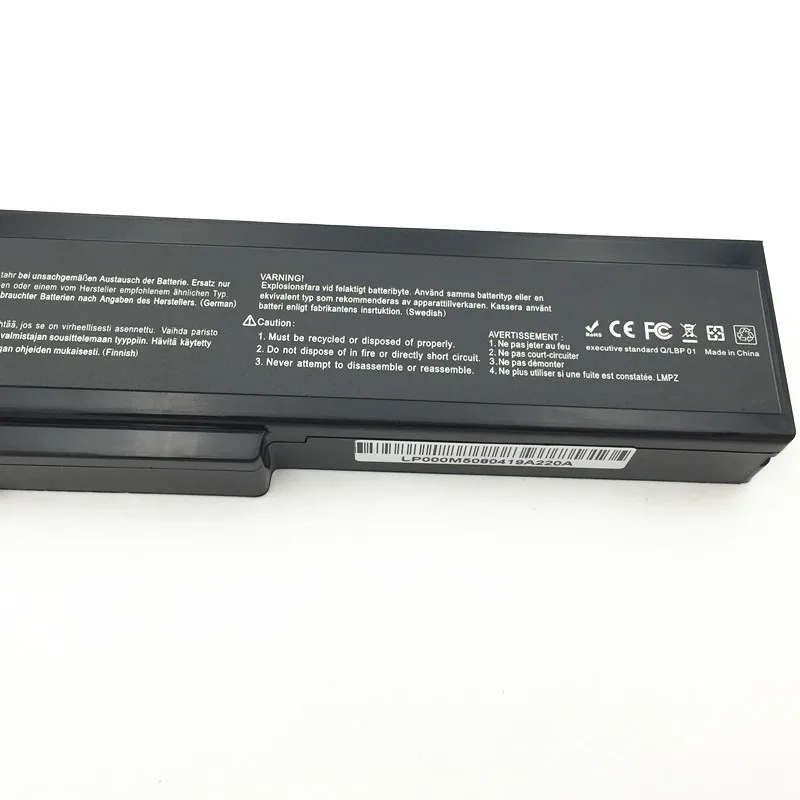 Аккумулятор для Asus аккумулятор N61J M50 M51 M60 M70 G50 G51J G50v N43 N53 X55 X57 X64 L50 G60 VX5