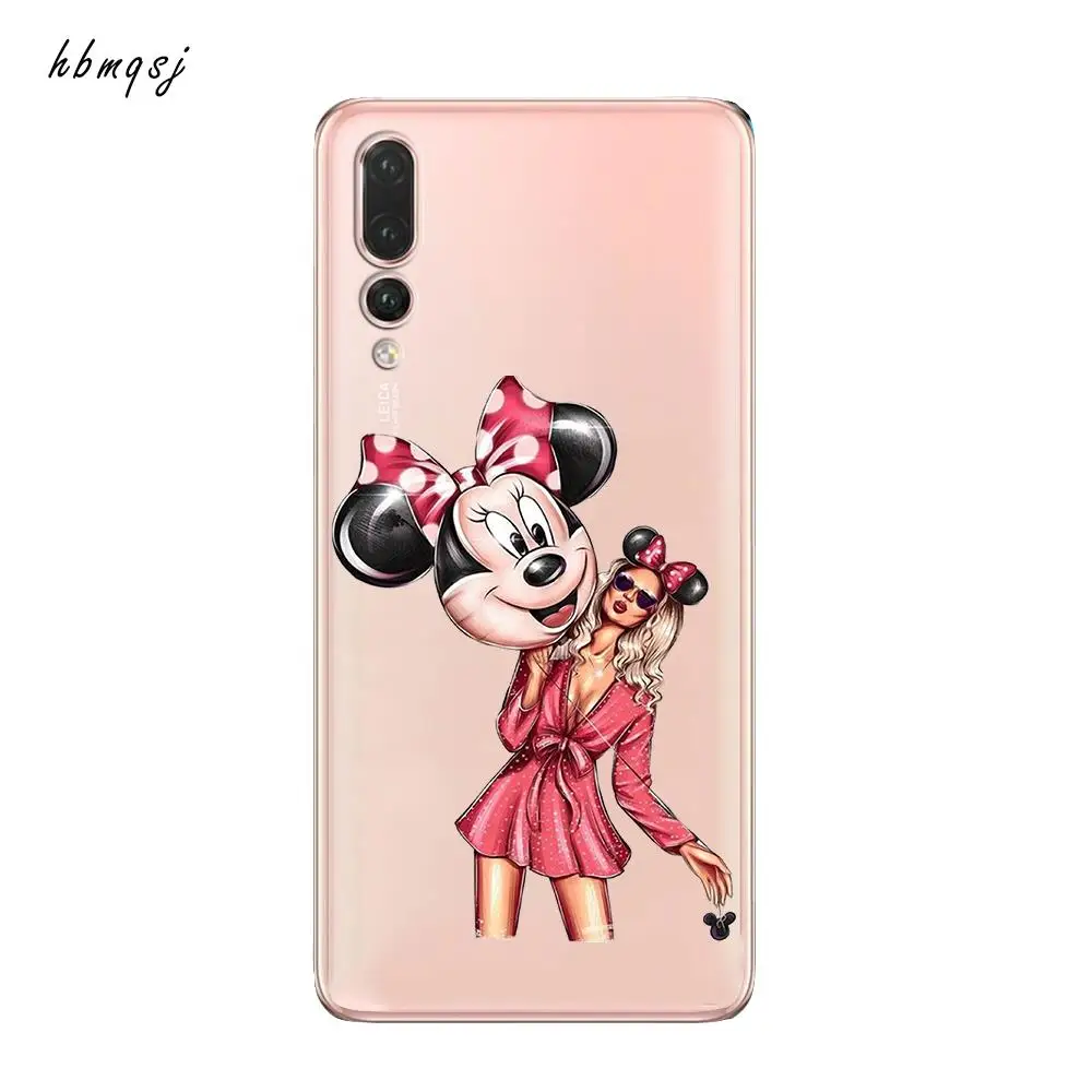 Модный чехол для huawei p30 lite силиконовый мягкий путешествий милый Оригинальный с