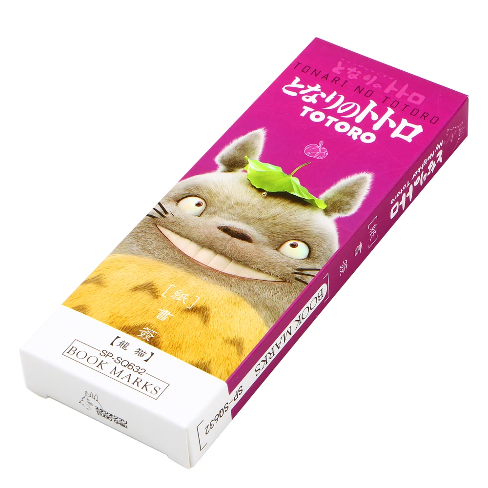 30 шт./лот Totoro закладки мультфильм Бумага Закладка корейский Забавный подарок