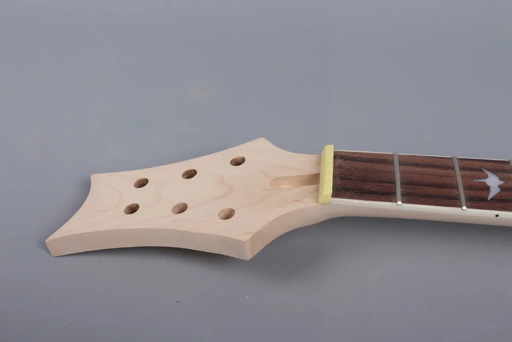 Корпус электрогитары flam maple top Solid wood Diy гитары части#24,75 дюймов 24 лада из красного дерева сделано и палисандр гриф