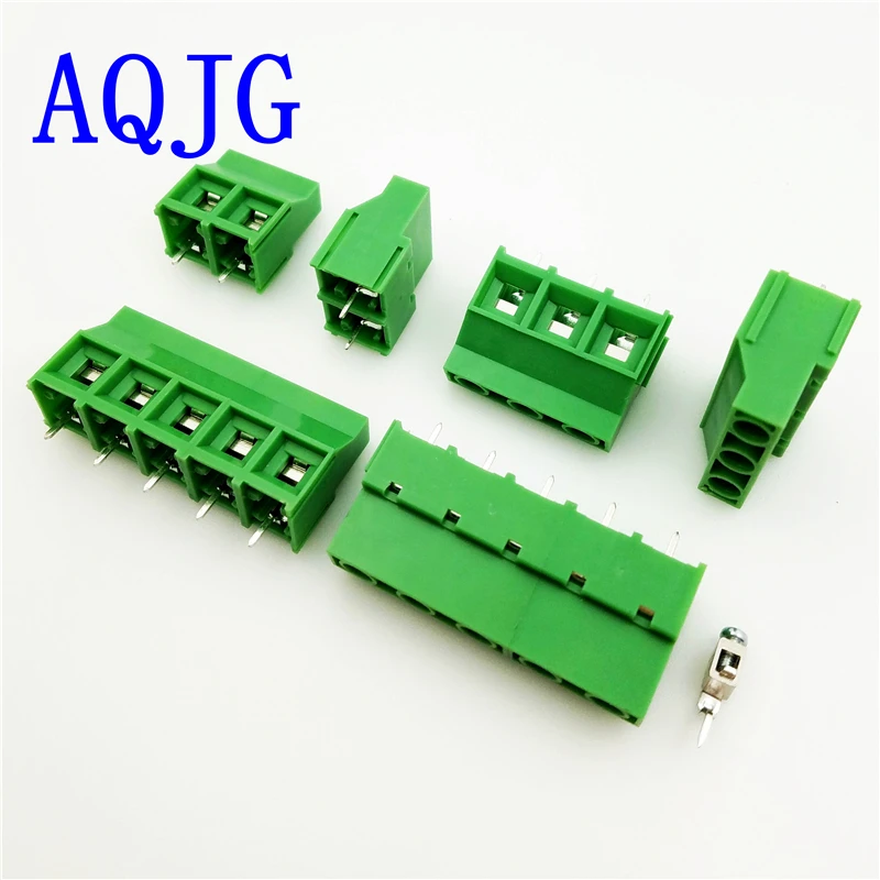 Высокое качество 100 шт. KF635 6 35 мм 2 P 3Pin 300 V 32A PCB Универсальный винт MKDS5 21 клеммный