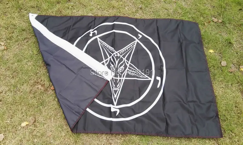 Флаг церковный сатана baphomet 5 футов х 3 фута флаг Рыцари темплар пентаграмма флаги